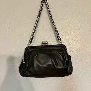 Elegant Black Leather Women's Bag